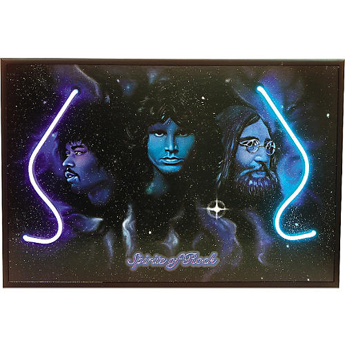 Spirits of Rock Neon Poster