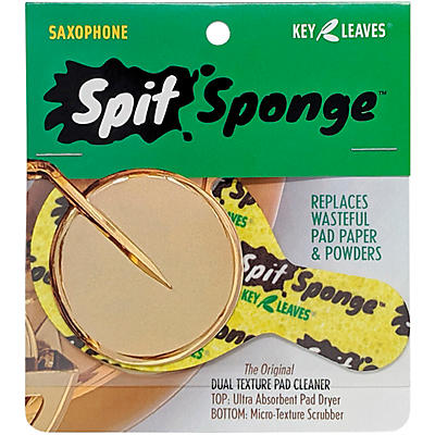 Key Leaves Spit Sponge Saxophone Size Pad Dryer, 1 Piece