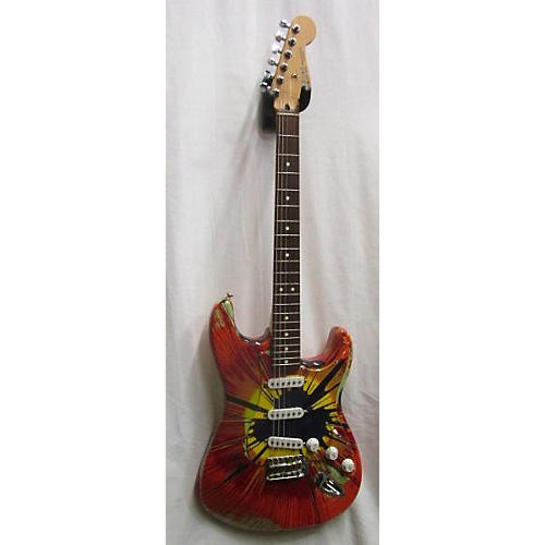 Fender Splattercaster Stratocaster Solid Body Electric Guitar Splattercaster