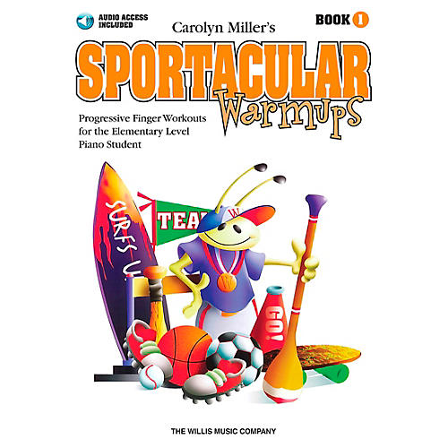 Sportacular Warmups Book 1 Book/CD - Progressive Finger Workouts for Elementary Level Piano