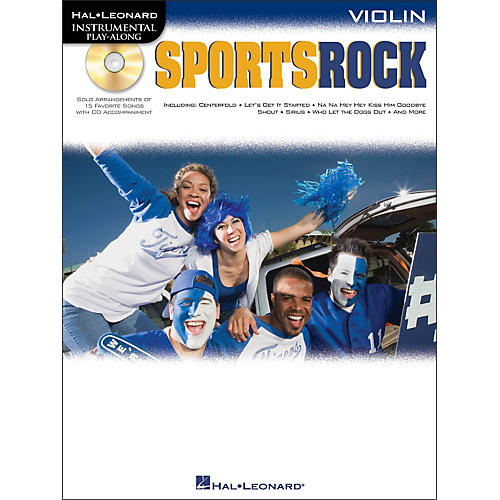 Sports Rock for Violin - Instrumental Play-Along Book/CD Pkg