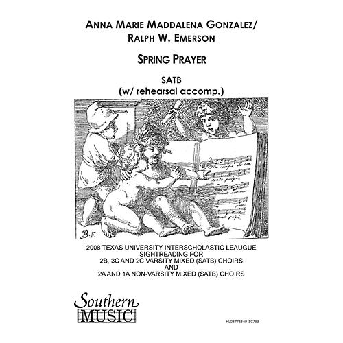 Hal Leonard Spring Prayer (Choral Music/Octavo Sacred Satb) SATB Composed by Gonzalez, Anna Marie