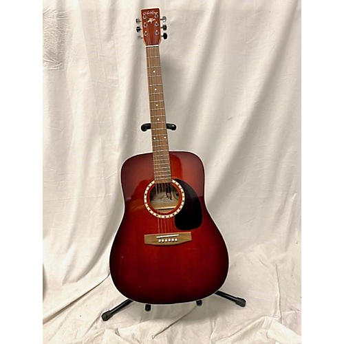 Art & Lutherie Spruce GT Acoustic Guitar Red
