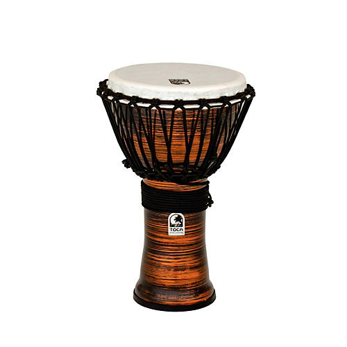 Toca Spun Copper Rope Tuned Djembe 9 in.