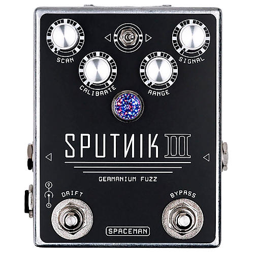 Spaceman Effects Sputnik III Germanium Fuzz Effects Pedal Silver Standard