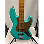 Used Squier Squier 40th Anniversary Jazz Bass Vintage Edition Electric Bass Guitar Seafoam Green