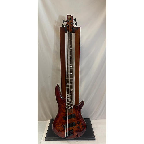 Ibanez Srms805 Electric Bass Guitar Trans Red