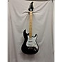 Used Silvertone St Style Solid Body Electric Guitar Black