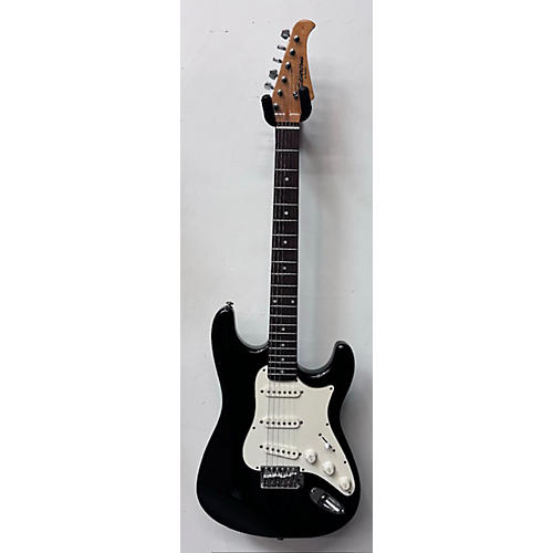 Silvertone St Style Solid Body Electric Guitar Black