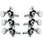 Grover Sta-Tite Mini 3-On-A-Plate 608 Series Tuning Machines Chrome