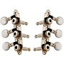 Grover Sta-Tite Mini 3-On-A-Plate 608 Series Tuning Machines Nickel