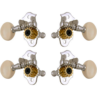 Grover Sta-Tite Ukulele #9 Series White Button Tuning Machines