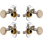 Grover Sta-Tite Ukulele #9 Series White Button Tuning Machines Chrome