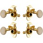 Grover Sta-Tite Ukulele #9 Series White Button Tuning Machines Gold