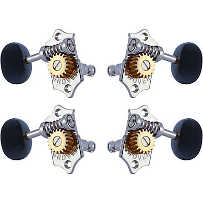 Grover Sta-Tite Ukulele With 18:1 Gear Ratio U98-18 Series Ebony Button Tuning Machines