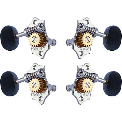 Grover Sta-Tite Ukulele With 18:1 Gear Ratio U99-18 Series Ebony Button Tuning Machines