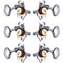 GROVER Sta-Tite With 18:1 Gear Ratio 97-18 Series Chrome Button Tuning Machines Chrome