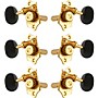 Grover Sta-Tite With 18:1 Gear Ratio 97-18 Series Ebony Button Tuning Machines Gold