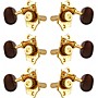 Grover Sta-Tite With 18:1 Gear Ratio 97-18 Series Rosewood Button Tuning Machines Gold