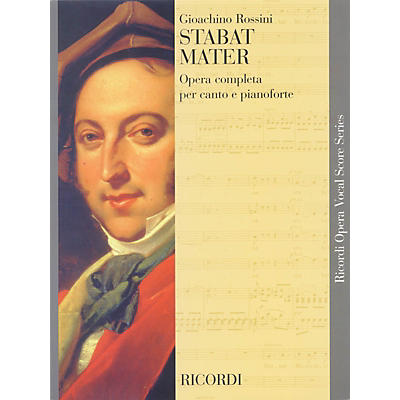 Ricordi Stabat Mater (Vocal Score) SATB Composed by Gioacchino Rossini