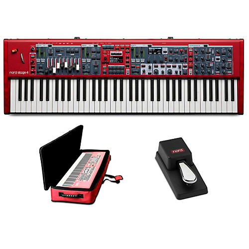 Stage 4 73-Key Keyboard With Nord Soft Case & Single Pedal