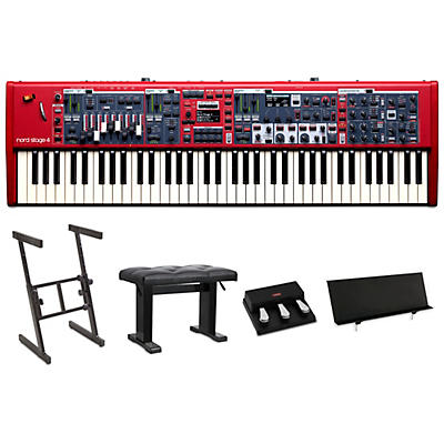 Nord Stage 4 Compact 73-Key Keyboard Home Bundle