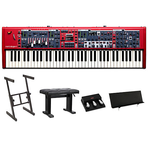 Nord Stage 4 Compact 73-Key Keyboard Home Bundle