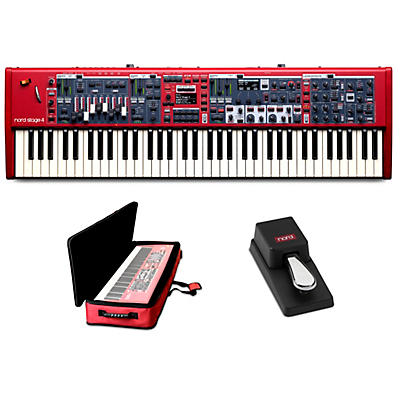Nord Stage 4 Compact 73-Key Keyboard With Nord Soft Case & Single Pedal
