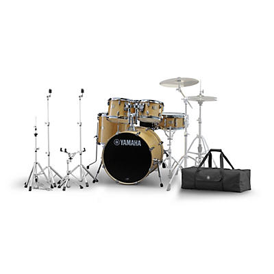 Yamaha Stage Custom Birch 5-Piece Shell Pack Natural Wood With HW-3 Lightweight Hardware Pack