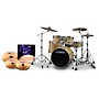 Yamaha Stage Custom Birch 5-Piece Shell Pack Natural Wood With I Series Essentials Plus Cymbal Pack