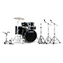 Yamaha Stage Custom Birch 5-Piece Shell Pack With 600 Series Doube-Braced Hardware Pack Raven Black