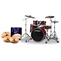 Yamaha Stage Custom Birch 5-Piece Shell Pack With I Series Essentials Plus Cymbal Pack Cranberry Red