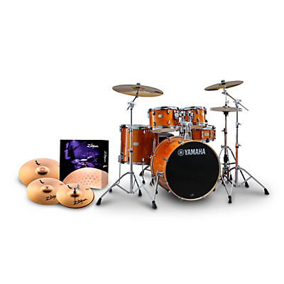 Yamaha Stage Custom Birch 5-Piece Shell Pack With I Series Essentials Plus Cymbal Pack
