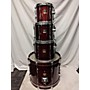 Used Yamaha Stage Custom Drum Kit Trans Red