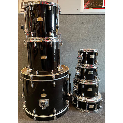 Yamaha Stage Custom + Drum Kit Black