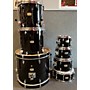 Used Yamaha Stage Custom + Drum Kit Black