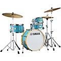 Yamaha Stage Custom Hip 4-Piece Shell Pack Natural WoodMatte Surf Green