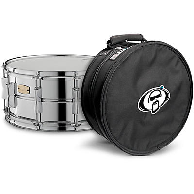 Yamaha Stage Custom Steel Snare With Protection Racket Case