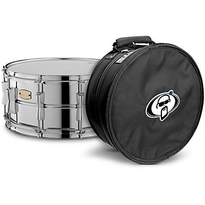 Yamaha Stage Custom Steel Snare with Protection Racket Case