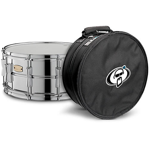 Yamaha Stage Custom Steel Snare with Protection Racket Case