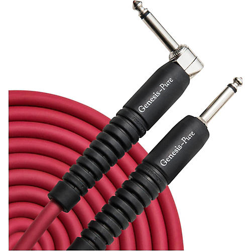 Stage Red Genesis Pure Instrument Cable Straight to Angle