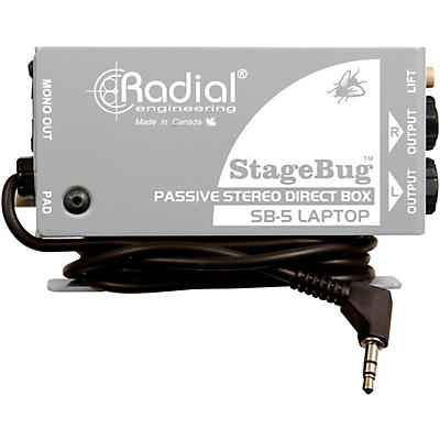 Radial Engineering StageBug SB-5 Stereo Laptop Direct Box