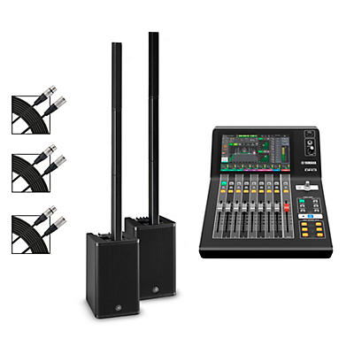 Yamaha Stagepas 1K MKII Stereo Portable PA Package With DXL1K and DM3S Compact Digital Mixer