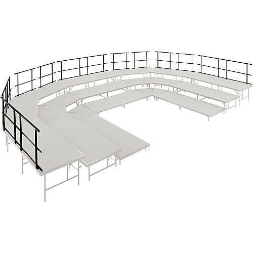 Midwest Folding Products Stages & Seated Risers Guard Rails 30