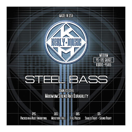 Stainless Steel Bass Strings Medium