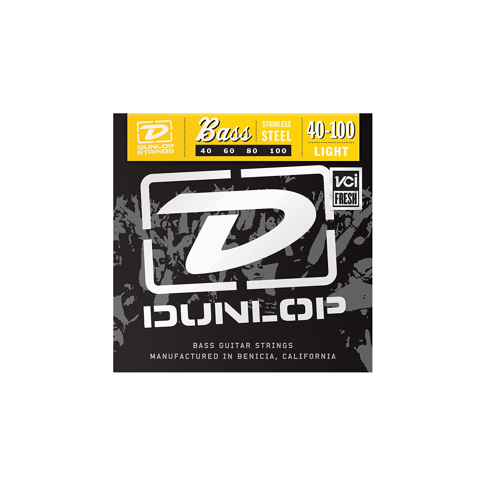 Dunlop Stainless Steel Light Bass Strings Musician's Friend