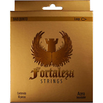 FORTALEZA GUITARS Stainless Steel Loop End Bajo Quinto Strings