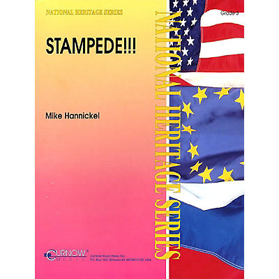 Curnow Music Stampede!! (Grade 3 - Score Only) Concert Band Level 3 Composed by Mike Hannickel