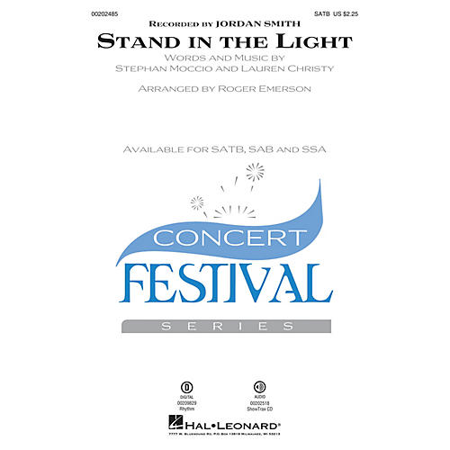 Hal Leonard Stand in the Light ShowTrax CD Arranged by Roger Emerson
