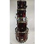 Used CB Percussion Standard Drum Kit Red
